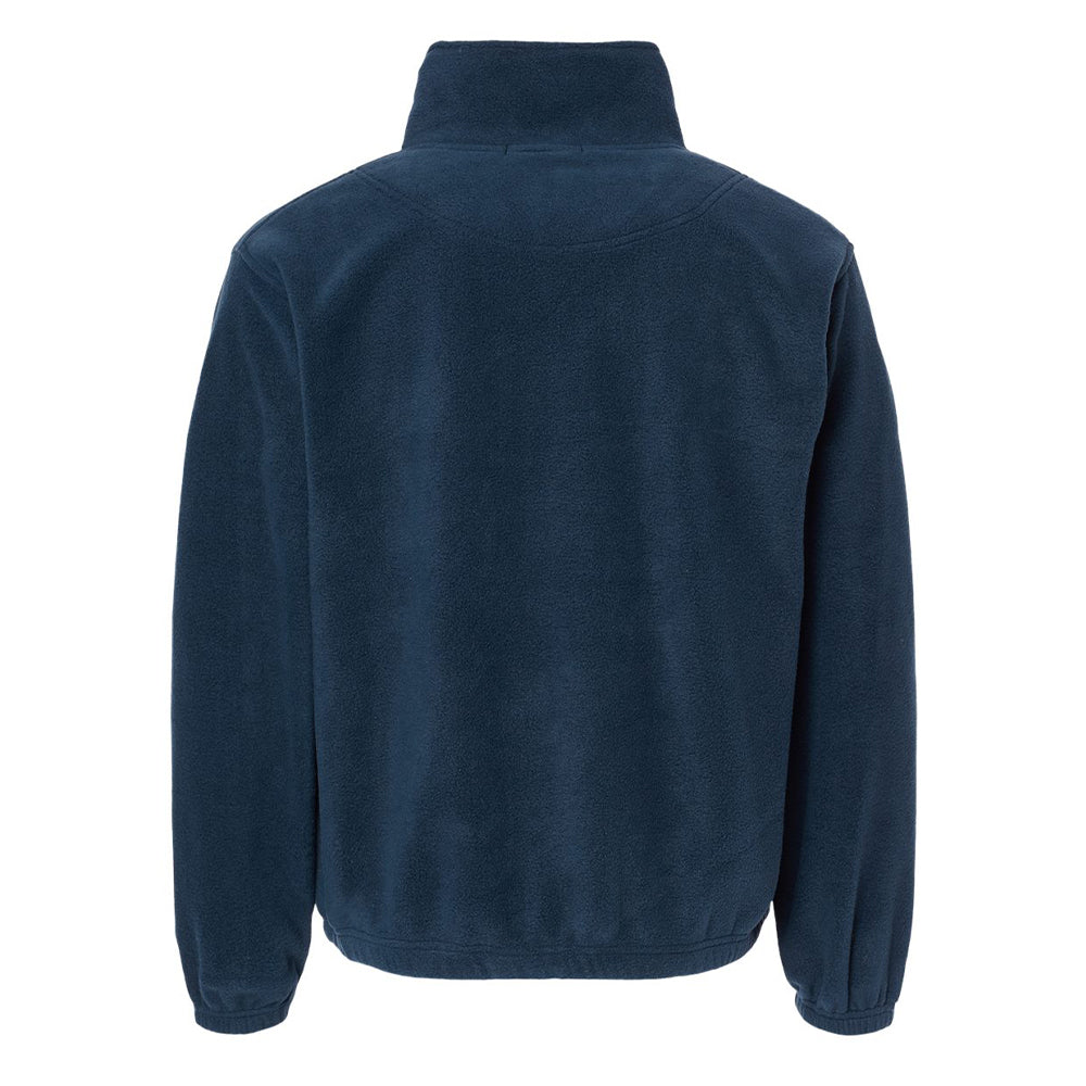 Burnside Men's Polar Fleece Quarter-Zip Pullover (Navy)